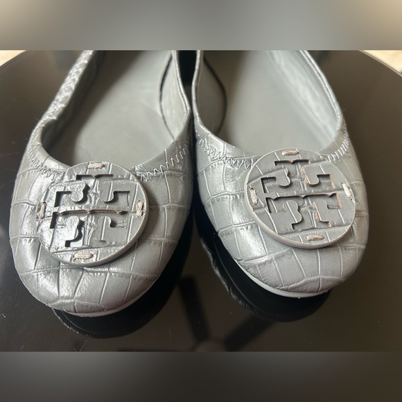 TORY BURCH Minnie Travel Ballet Flat With Leather Logo - Picture 11 of 11